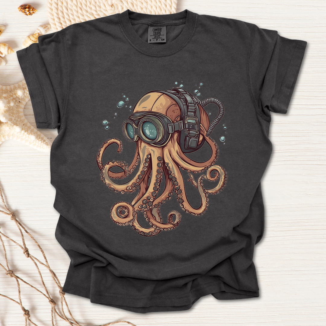 Octopus Diver T-shirt
