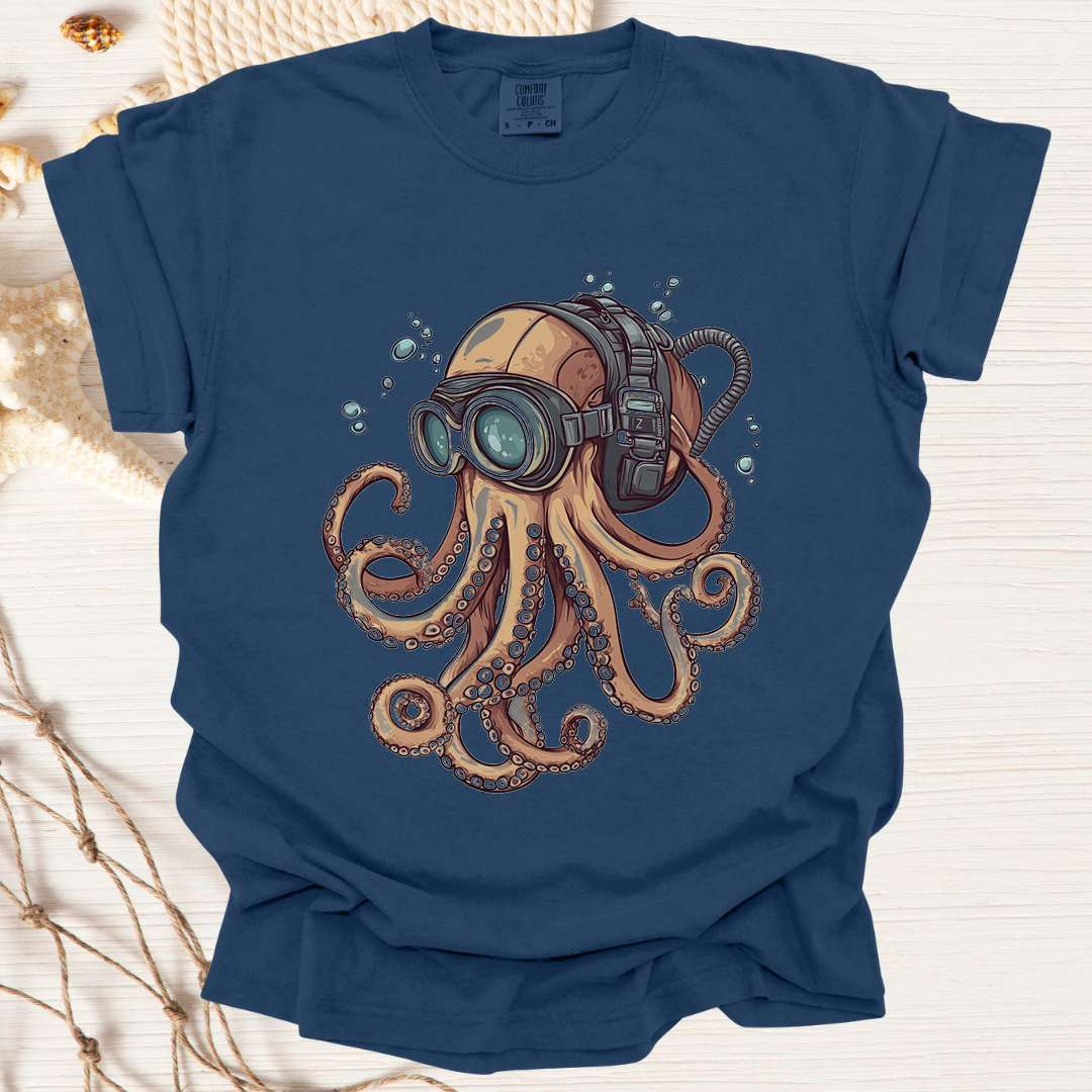 Octopus Diver T-shirt