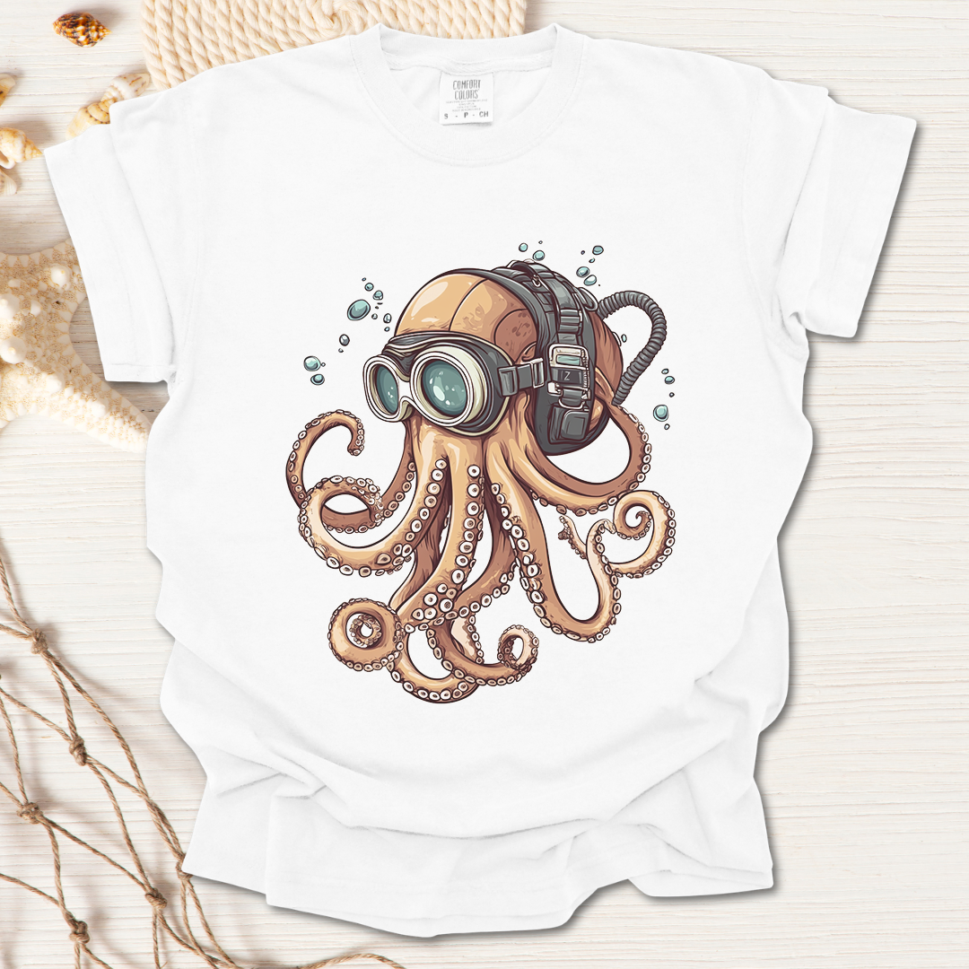 Octopus Diver T-shirt