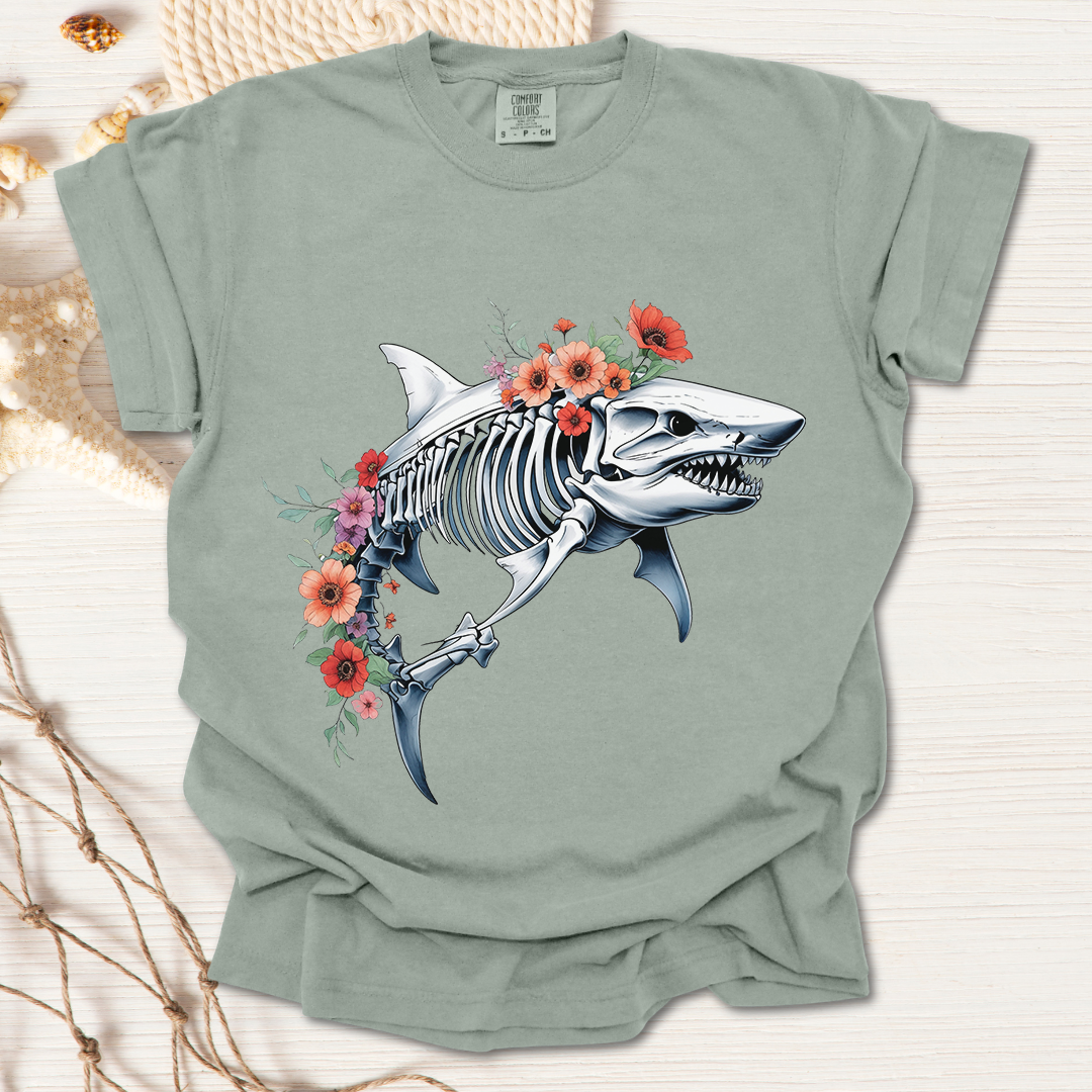 Skeleton Shark Tshirt
