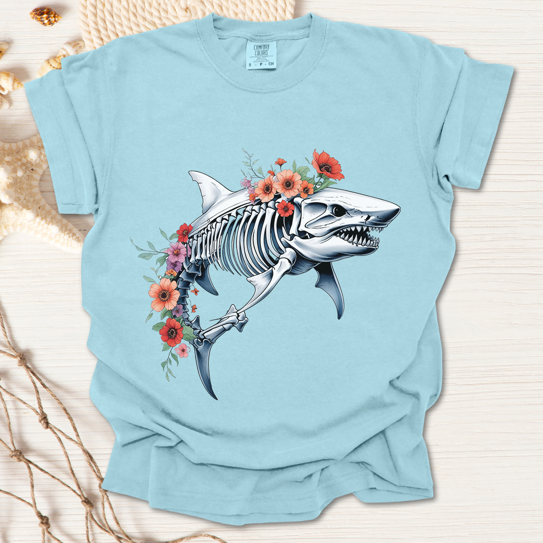 Skeleton Shark Tshirt