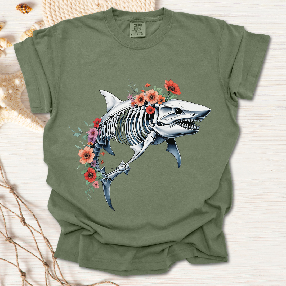 Skeleton Shark Tshirt