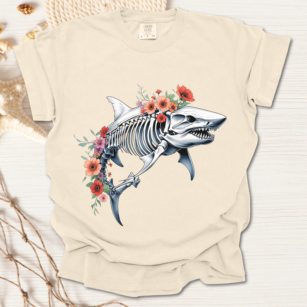 Skeleton Shark Tshirt