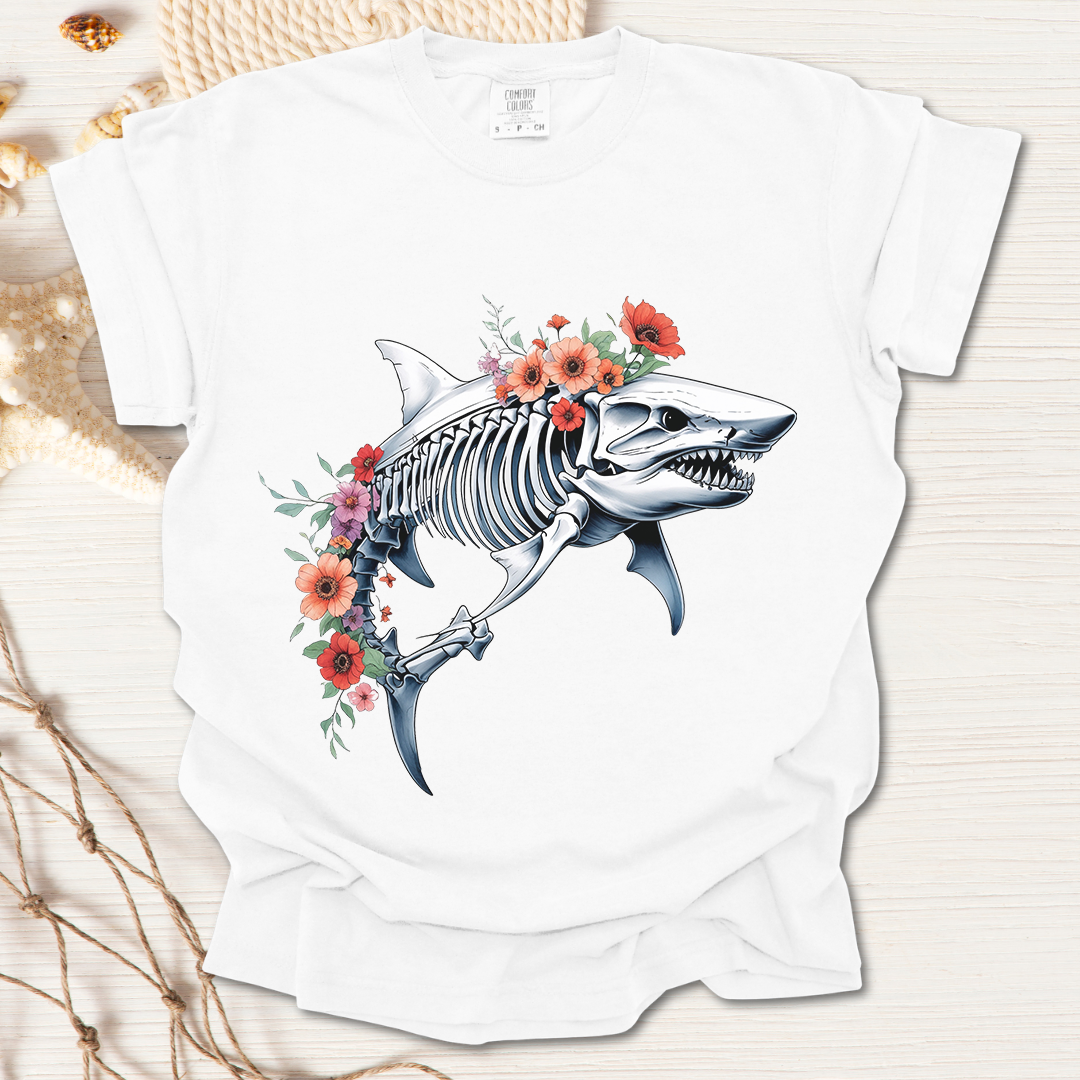 Skeleton Shark Tshirt