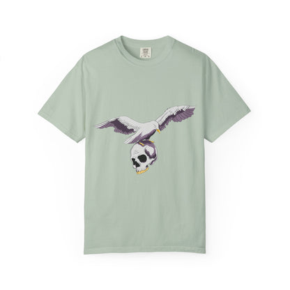 Flying Seagull with Skull Tshirt