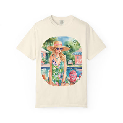 Watercolor Beach Girl T-shirt