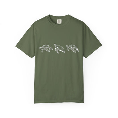 Turtle Field Notebook Tshirt