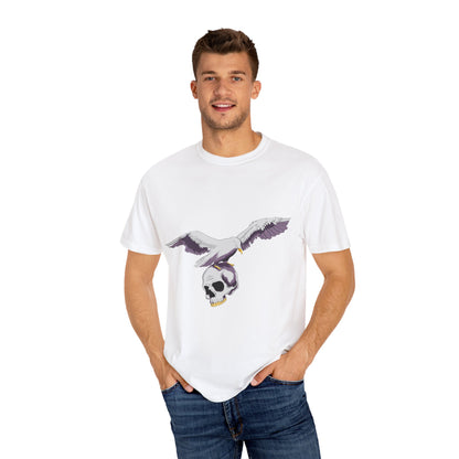 Flying Seagull with Skull Tshirt