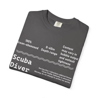 Scuba Diver Description Tshirt