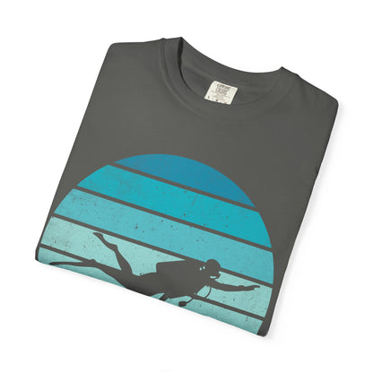 Scuba Diver Deep Blue Tshirt
