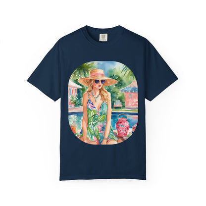 Watercolor Beach Girl T-shirt