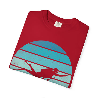 Scuba Diver Deep Blue Tshirt