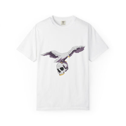 Flying Seagull with Skull Tshirt