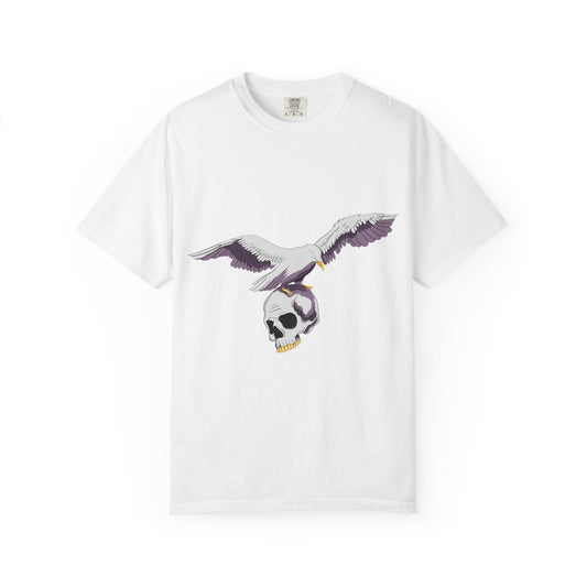 Flying Seagull with Skull Tshirt