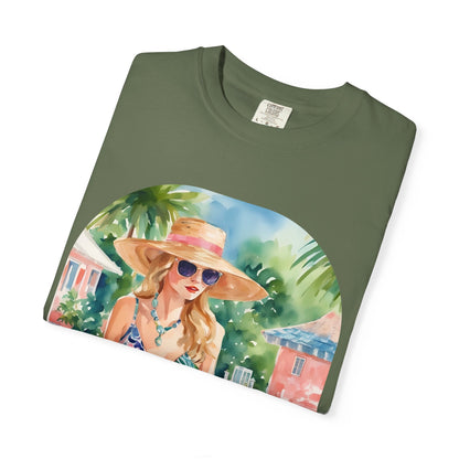 Watercolor Beach Girl T-shirt