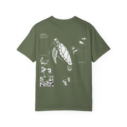 Turtle Field Notebook Tshirt
