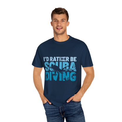 Rather Be Diving Tshirt