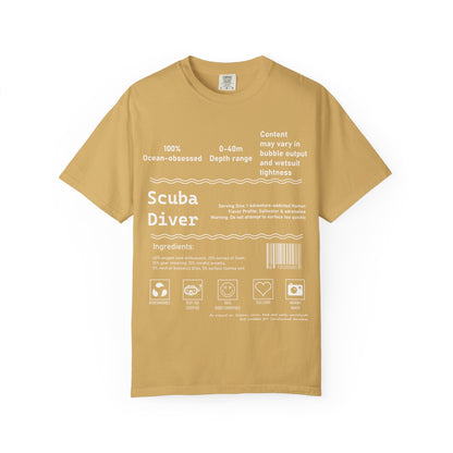 Scuba Diver Description Tshirt