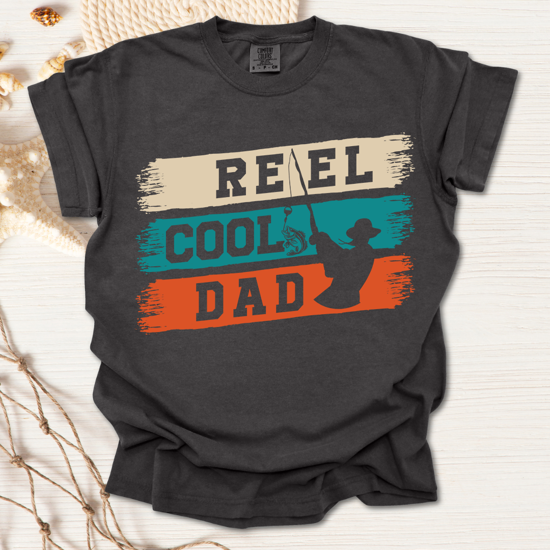 Reel Great Dad Pannels Tshirt