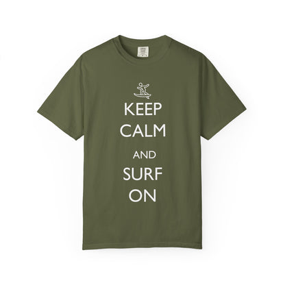Keep Calm and Surf On Tshirt