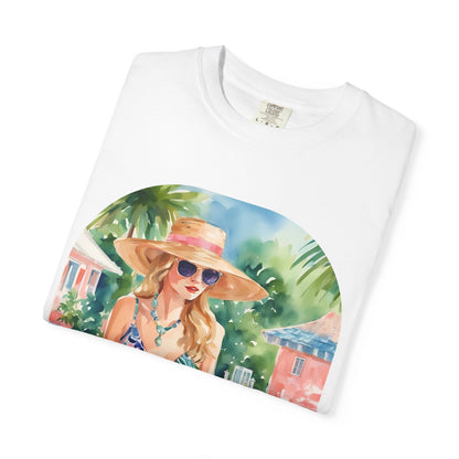 Watercolor Beach Girl T-shirt