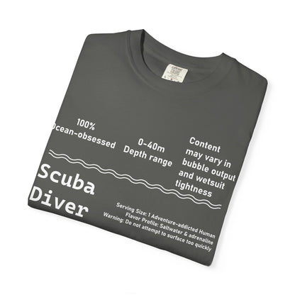 Scuba Diver Description Tshirt