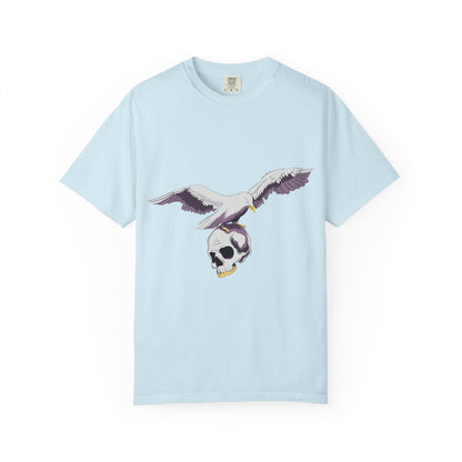 Flying Seagull with Skull Tshirt