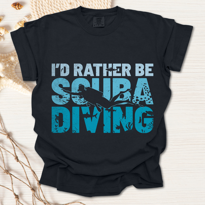Rather Be Diving Tshirt