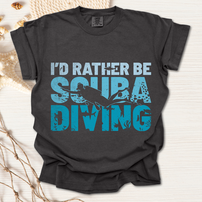 Rather Be Diving Tshirt