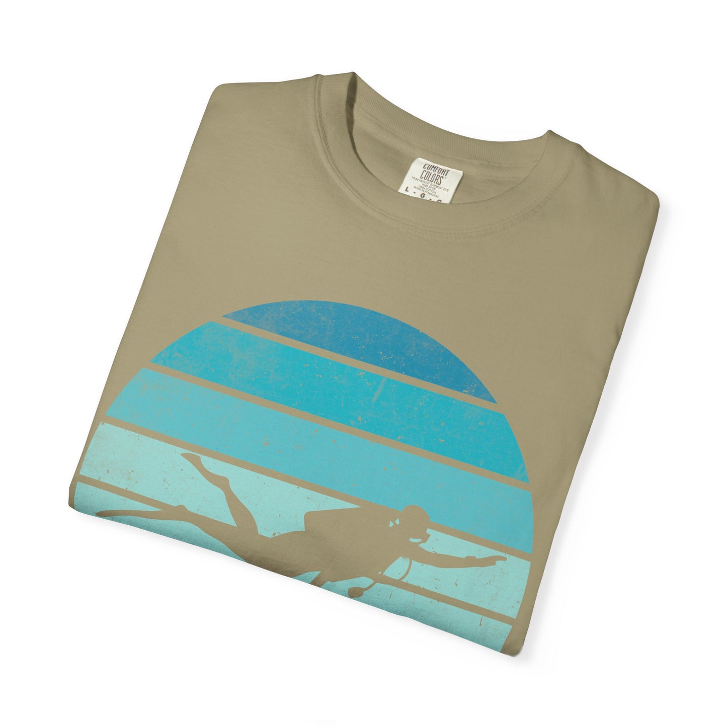 Scuba Diver Deep Blue Tshirt
