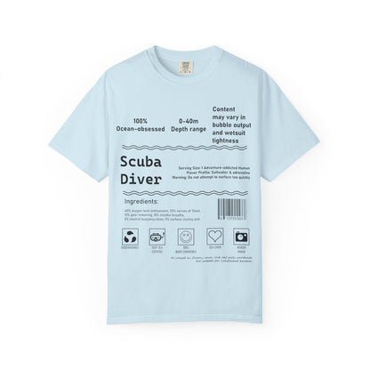 Scuba Diver Description Tshirt