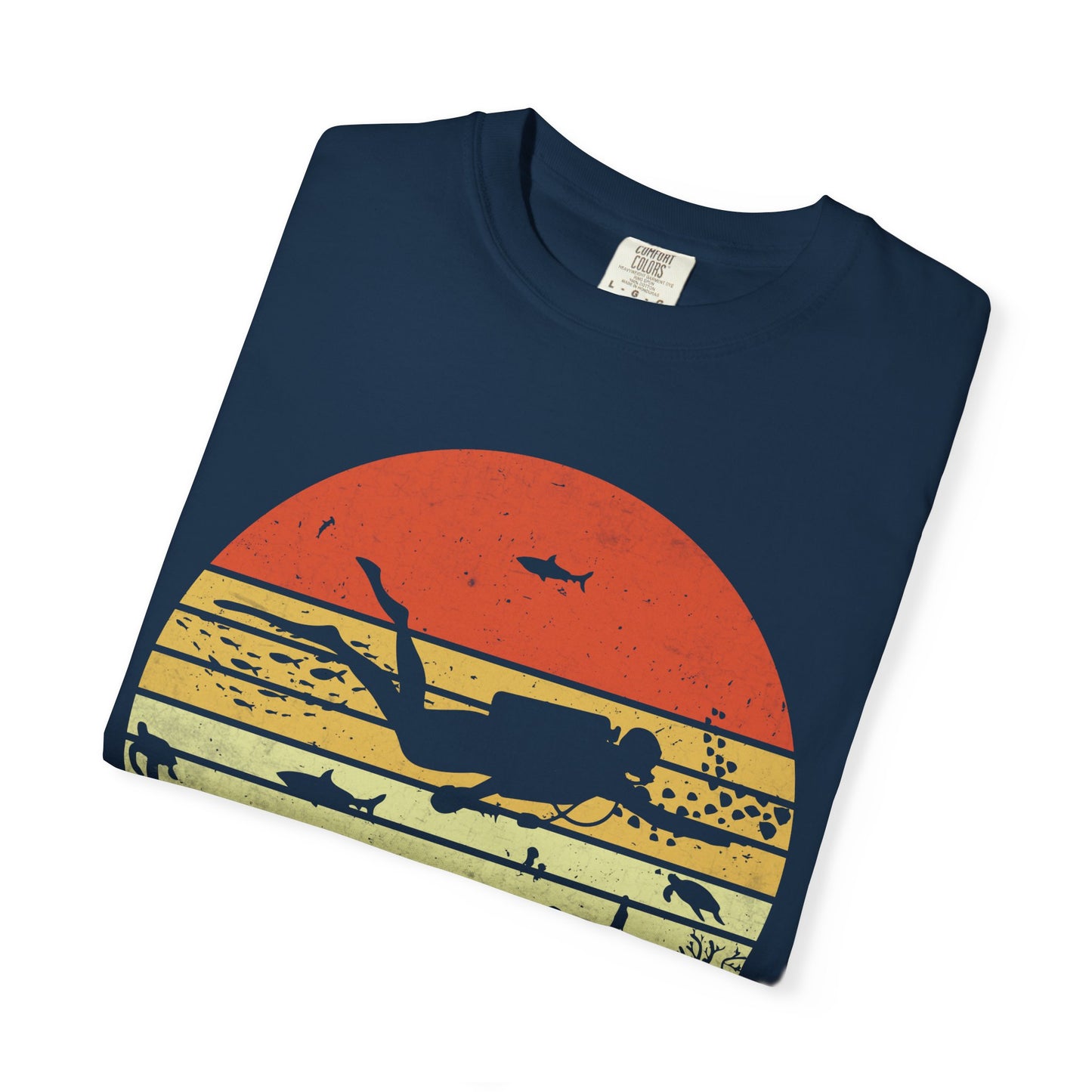 Scuba Diver Retro Tshirt