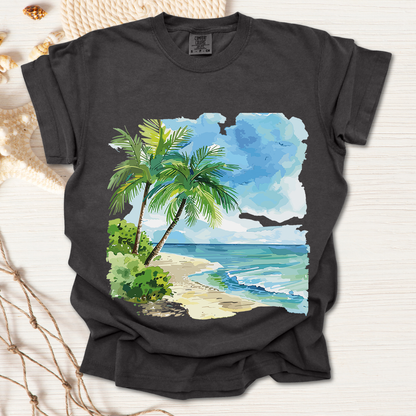 Watercolor Palm Tree T-shirt