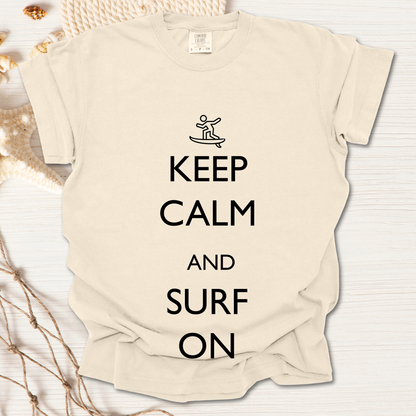 Keep Calm and Surf On Tshirt