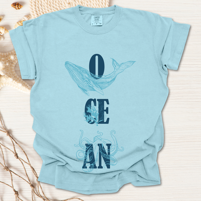 Ocean Overprint Tshirt