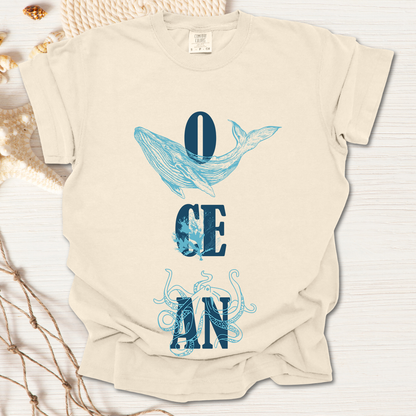 Ocean Overprint Tshirt
