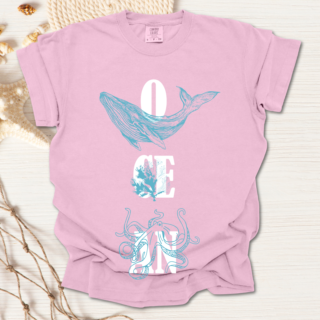 Ocean Overprint Tshirt