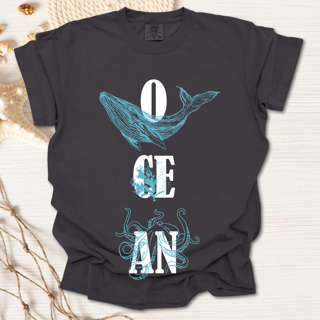 Ocean Overprint Tshirt