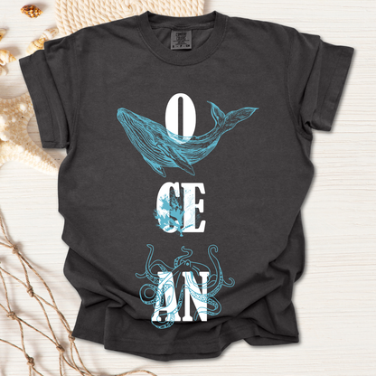 Ocean Overprint Tshirt