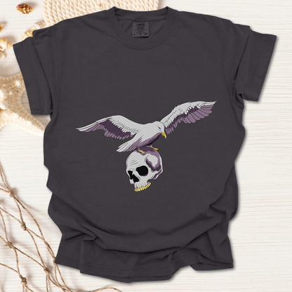 Flying Seagull with Skull Tshirt